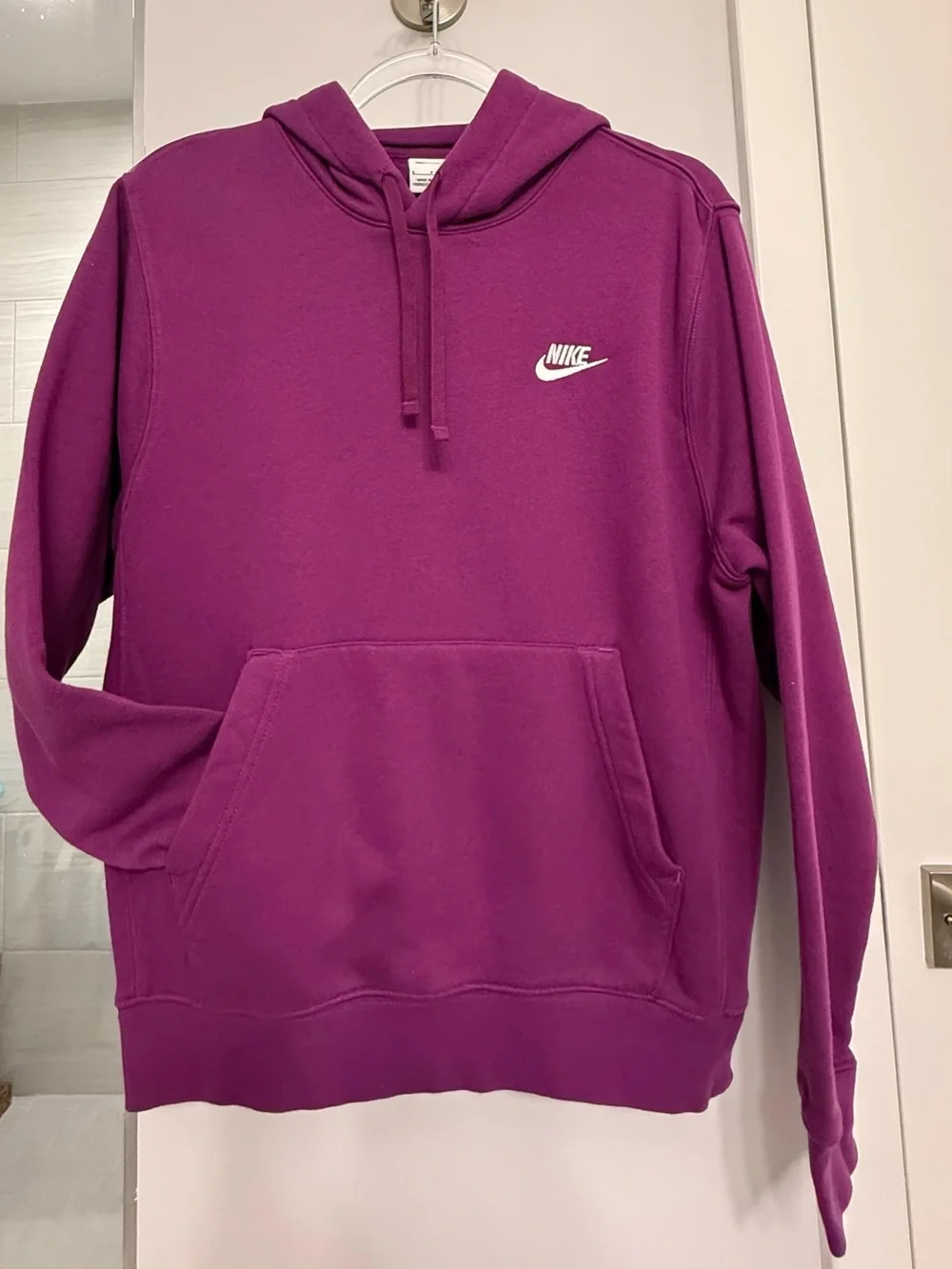 Nike Purple Crewneck Pullover Hoodie